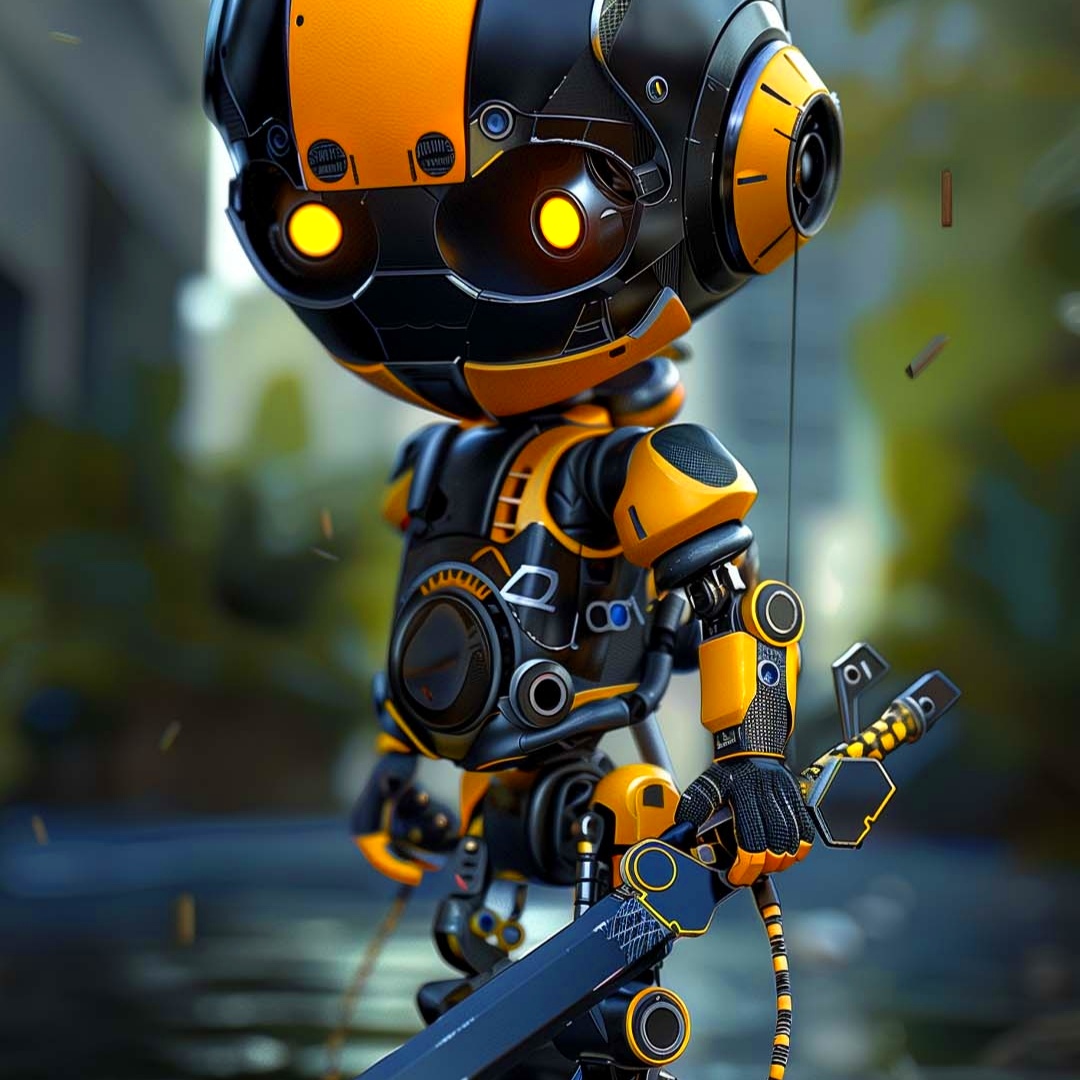 Salamander Gold Robot