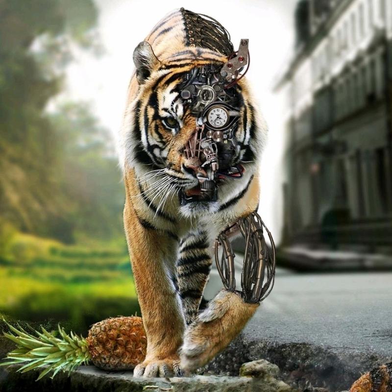 mechanical tiger